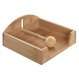 Porte-serviettes Home ESPRIT Naturel Bambou 19 x 21 x 8