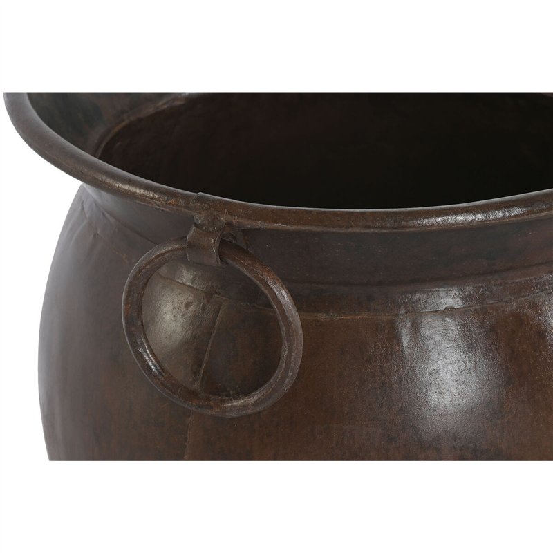 Image secondaire de Vase Home ESPRIT Marron Fer 46 x 46 x 44 cm