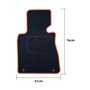 Set de tapis de voitures OCC Motorsport OCCBW0015 Bmw E65 Serie 7 Corto 5 Pièces