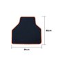 Set de tapis de voitures OCC Motorsport OCCBW0015 Bmw E65 Serie 7 Corto 5 Pièces