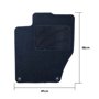 Set de tapis de voitures OCC Motorsport OCCCT0030 Citroen Ds4 5 Pièces