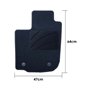 Set de tapis de voitures OCC Motorsport OCCDC0014 Dacia Sandero 5 Pièces