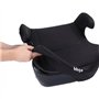 Siege réhausseur auto - BBGO - Dreamcruise - 6 a 12 ans - I-SIZE 125-150 cm - ISOFIX - Noir - Déhoussable et lavable