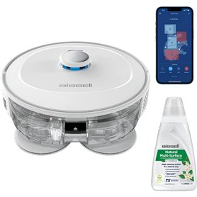 Bissell SpinWave R5 - Aspirateur Robot avec Serpilliére - Navigation avec LIDAR - Détection de Tapis et Moquettes - Aspiration P