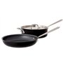 All-clad NS1 Ensemble de cuisson antiadhésif Poêle à frire – 3 Pièces – 10 et 4 Qt. Sauteuse et couvercle