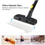 Cadeau Anniversaire Maman 5 Pièces 12 X 35 CM Serpillere pour Karcher Vapeur Easyfix SC2 SC3 SC4 SC5, Blanc Lingettes pour Karch