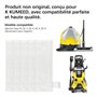 Cadeau Anniversaire Maman 5 Pièces 12 X 35 CM Serpillere pour Karcher Vapeur Easyfix SC2 SC3 SC4 SC5, Blanc Lingettes pour Karch