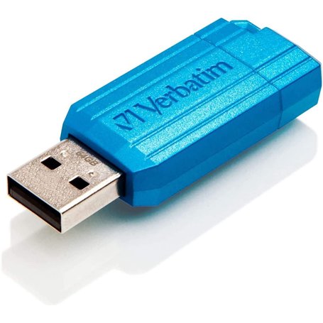 Verbatim Clé USB Pinstripe 64Go I USB 2.0 I Memory Stick USB I pour Laptop Ordinateur Portable ultrabook TV autoradio I Stick US