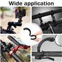 JINJUMEI 12pcs Vélo Guidon Cale Entretoise, Antidérapant Joint en Caoutchouc pour Adaptateur de Joint de Guidon, 25,4mm à 31,8mm