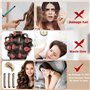 JINJUMEI 3 Pcs Boucles Sans Chaleur et 1 pcs Bonnet de Nuit en Soie, Bigoudis Cheveux Long avec Crochet, Bonnet de Cheveux en Sa