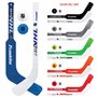 Franklin Sports Mini Balle Jouez Genou à Tout Moment – Ensemble de Hockey d'intérieur pour Enfants – Bâtons de Joueur et de Gard