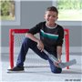 Franklin Sports Mini Balle Jouez Genou à Tout Moment – Ensemble de Hockey d'intérieur pour Enfants – Bâtons de Joueur et de Gard