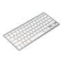 Eternitry Clavier Silencieux sans Fil, Clavier de Connexion USB Rechargeable et Stable Quatre systèmes d'exploitation prenant en