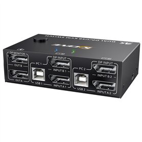 YOUTINGHDAV Commutateur KVM 2 PC