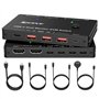YOUTINGHDAV Commutateur KVM 2 PC 2 moniteurs USB C