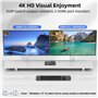 YOUTINGHDAV Commutateur KVM 2 PC 2 moniteurs USB C, commutateur KVM double moniteur HDMI pour 2 ordinateurs portables, 2 ports U