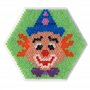 Hama - 5204H - Loisirs Créatifs - Sachet 2 Plaques Hexagonales pour Perles à Repasser Mini