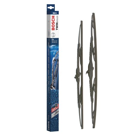 Bosch Balai d'Essuie-Glace Conventionnel Twin Spoiler 582S
