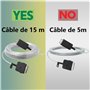 VG-SOCR15/ZA 15 m/49 pi Câble One Connect Compatible avec Samsung TV The Frame QLED 4K Fibre Optique Pour QN43/50/55/65/75/85LS0