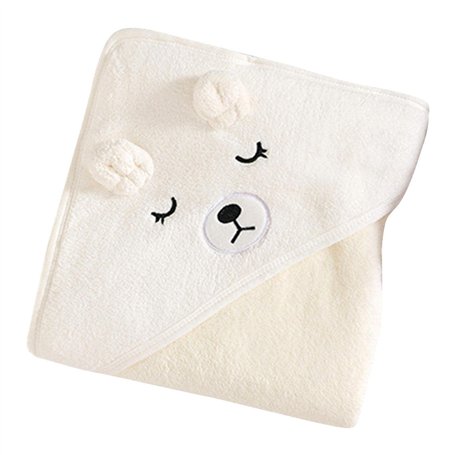 Qeyeid Serviette À Capuche pour Bébé aux Oreilles Mignonnes