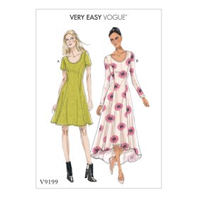 Vogue Patterns 9199 E5 Robes pour Femme
