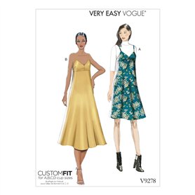 Vogue Patterns Robe en tissu multicolore pour femme 15 x 0