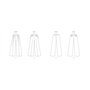 VOGUE PATTERNS V1988H5 Pantalon pour femme Taille 34-38-40-42