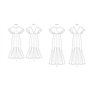 Vogue Paper Pattern V2027R5 Robe pour femme en deux longueurs R5 (42-44-46-46-48-50)