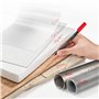 Staedtler Lumocolor 318, Feutres permanents à pointe fine pour toutes les surfaces, Sans xylène ni toluène, Set de 6 couleurs lu