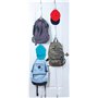 Jokari Portemonnaie et accessoires à 16 crochets ultra résistants Sangles réglables avec crochets amovibles en métal chromé pour