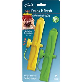 Jokari Clips de sac pour retirer l'air pour garder les frites