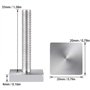 Vis en Acier Inoxydable M6 Moletées Rail en T Pince à Rainure T Vis à Tête Cylindrique Jeu D'écrous T-Slot T-Track en Métal Outi