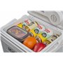 IGLOO IE24 DC glacière électrique, 24 litres, mini-réfrigérateur avec connexion 12V pour voiture, bateau et loisirs, gris