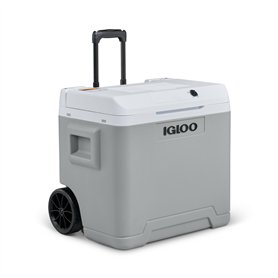 IGLOO IE42 AC/DC Glacière électrique avec poignée télescopique et roulettes pour voiture et prise de courant