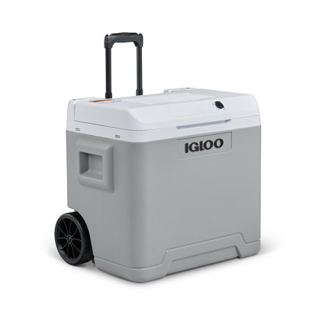 IGLOO IE42 AC/DC Glacière électrique avec poignée télescopique et roulettes pour voiture et prise de courant