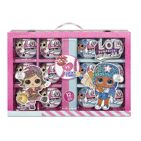 L.O.L. Surprise! Ultime Collection All-Star Sports Série 1. 12 poupées joueuses de Baseball. + 90 Surprises: Cartes de Collectio