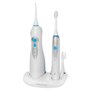 ProfiCare Combiné Brosse à Dents Sonique à Batterie àlectrique (Sans Fil)/Jet Dentaire Fonctionne sur Batterie Lithium Bleu/Blan