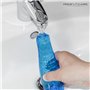 ProfiCare Combiné Brosse à Dents Sonique à Batterie àlectrique (Sans Fil)/Jet Dentaire Fonctionne sur Batterie Lithium Bleu/Blan