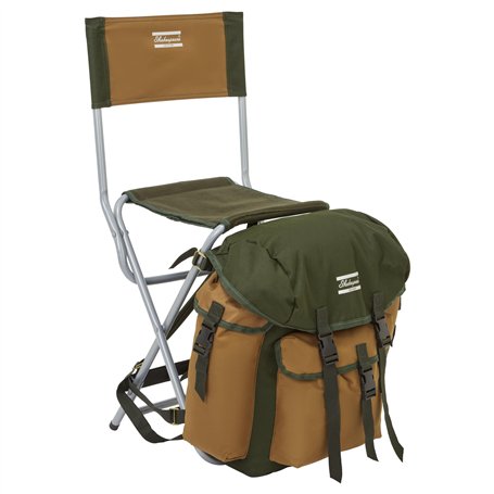 Shakespeare Deluxe Chaise-sac à dos Marron/Vert 85 kg