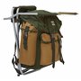 Shakespeare Deluxe Chaise-sac à dos Marron/Vert 85 kg
