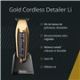 Wahl Gold Cordless Detailer Li - Avec lame en T extra large pour les bordures et le travail de détail. Coupe plus de cheveux plu