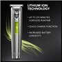 Wahl Washable Stainless Steel Multigroomer, tondeuse à barbe et cheveux pour hommes, tondeuse à domicile, tondeuse nez-oreilles,
