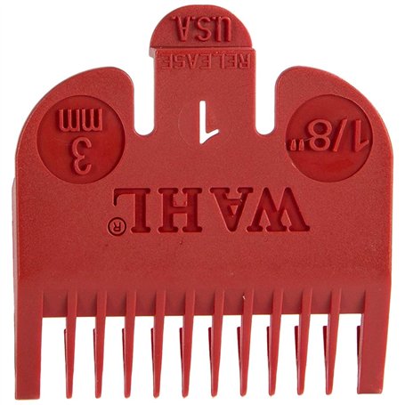 Wahl Color Coded Comb Attachment Red #1 by Wahl