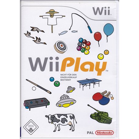 Nintendo Wii Play Software Only (9 Games) [import anglais]