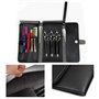 Pochette à Outils pour Salon de Coiffure Sacoche Professionnelle Ciseaux de Coiffeur Sac d'étui Noir Sacoche à Accessoires pour 