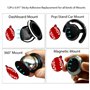 Anteel - Adhésif Collant pour Support de Téléphone Magnétique de Voiture, 12Pcs 23mm Autocollants Double Face Ruban de Remplacem
