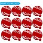 Anteel - Adhésif Collant pour Support de Téléphone Magnétique de Voiture, 12Pcs 23mm Autocollants Double Face Ruban de Remplacem