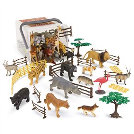 Battat- Terre par Animaux de la Jungle en Seau AN2770Z