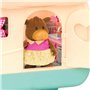 Li'l Woodzeez 6486Z Ensemble Jouet Camping-Car Bleu - 40 pièces Comprenant un Van Transformable & Accessoires - Figurines non In