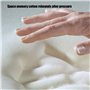 Zoshnih Rehausseur Voiture Adulte, Coussin Siège Auto en Mousse À Mémoire, Siège Rehausseur Conducteur, Coussin Ergonomique Voit